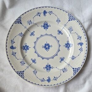 Vintage Furnivals England Denmark Blue Dinner Plate Discontinued